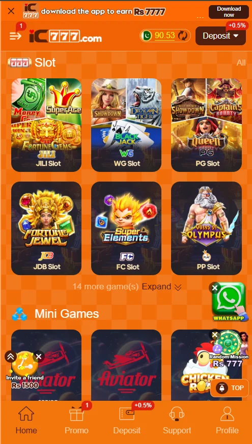 ic777 game slot game